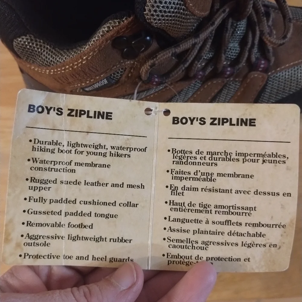 NWT RedHead Zipline Waterproof Hiking Boots for Kids size 3M ❤️